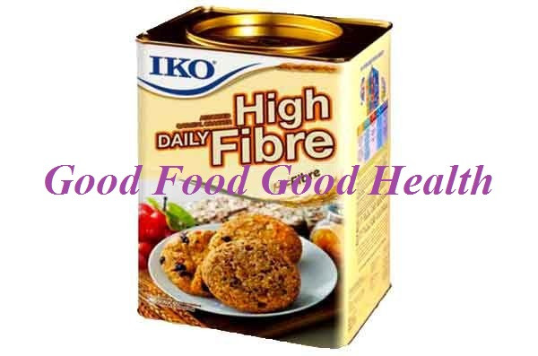 IKO Assorted Daily High Fibre Sugar free Biscuits 700gm Tin -Malaysia