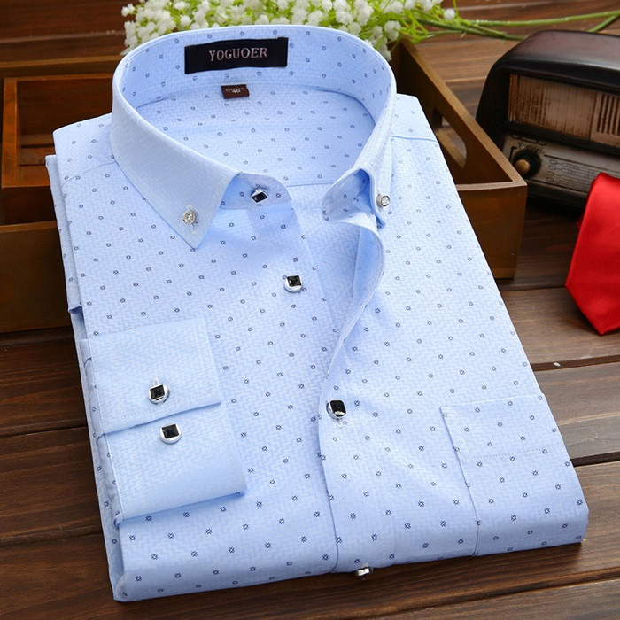 NEW STYLE Cotton Long Sleeve Formal Shirt for Men