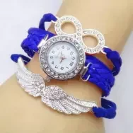 Ladies Bracelet Watch-Blue & White