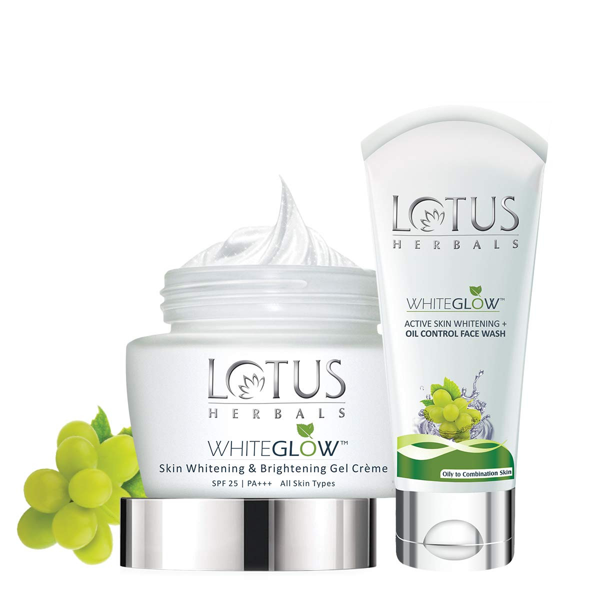 Lotus Whiteglow Cream with Whiteglow Oil Control Face Wash