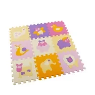 9 Pcs Baby Cartoon Animal Pattern Play Mats Puzzle EVA Foam Floor Pad Children Play Gym Crawling Mats Toddler Carpet C