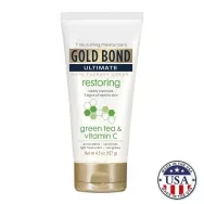 Gold Bond Ultimate Restoring Cream, Restore SkinNatural Moisture & Improve Skins-Smoothness, Improve texture with GreenTea and Vitamin C, 127 gram, USA