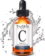 true skin Vitamin C Face Serum with Hyaluronic Acid, 20% C + E Professional Topical Use Facial skin care helps repair sun damage, age-worn spots, dark circles, wrinkles and fine lines