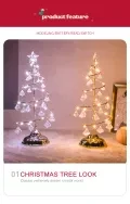 LED Night Light Mini Christmas Garland Lamp For Home Kids Bedroom Decor Fairy Lights Luminary Holiday lighting