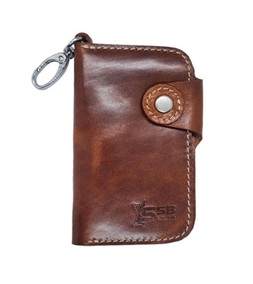 Slim Leather Key Holder Wallet Brand: SSB Leather