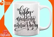 Happy Anniversary Gift Ceramic Mug