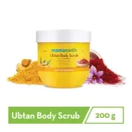 Mamaearth Ubtan Body Scrub with Turmeric and Saffron for Tan Removal -200 g