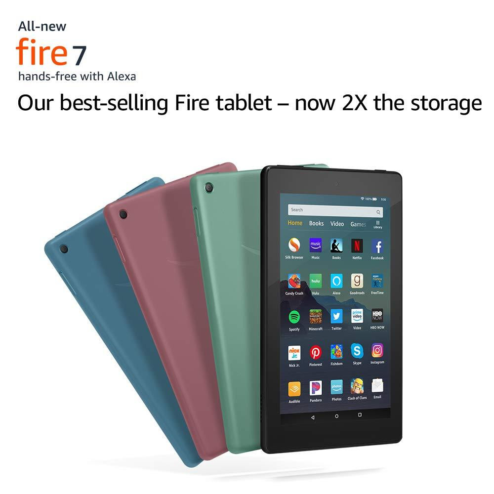 All-New Fire 7 Tablet (7" display, 16 GB) - Black (Latest Edition)