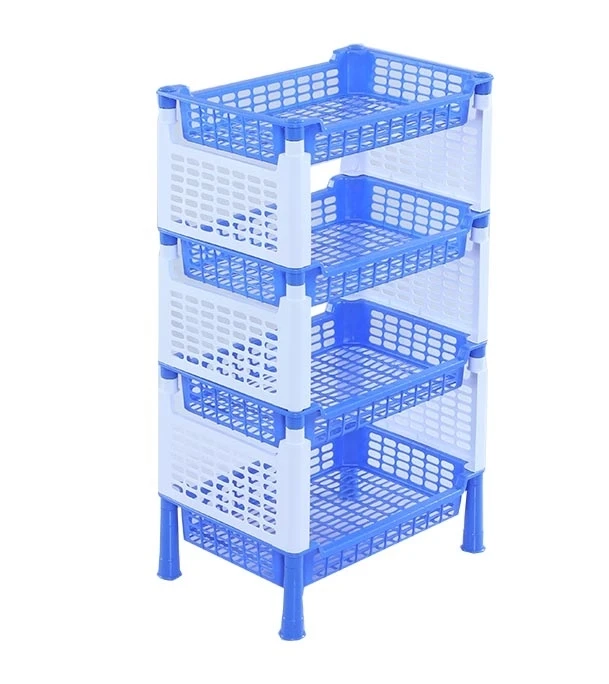 Beauty Rack 4 Step -SM Blue & White Brand: RFL Rack