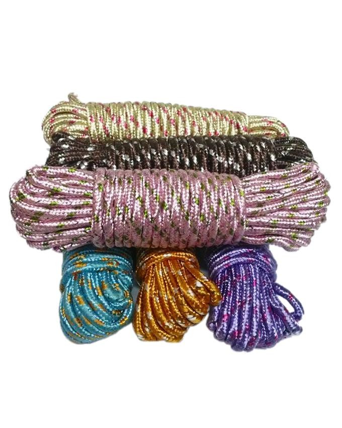 10M Long Clothesline Rope Hanger - Multicolor