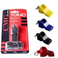 Fox 40 Classic Plastic Sports Referee Whistle - Black