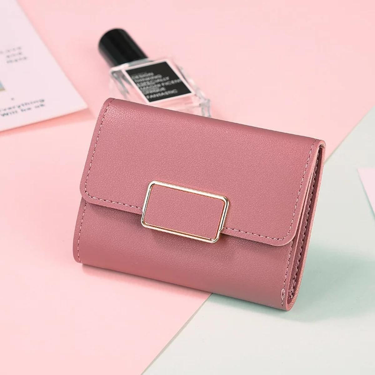 Small Fashion PU Wallet Coin Purse Women Ladies Card Bag For Women