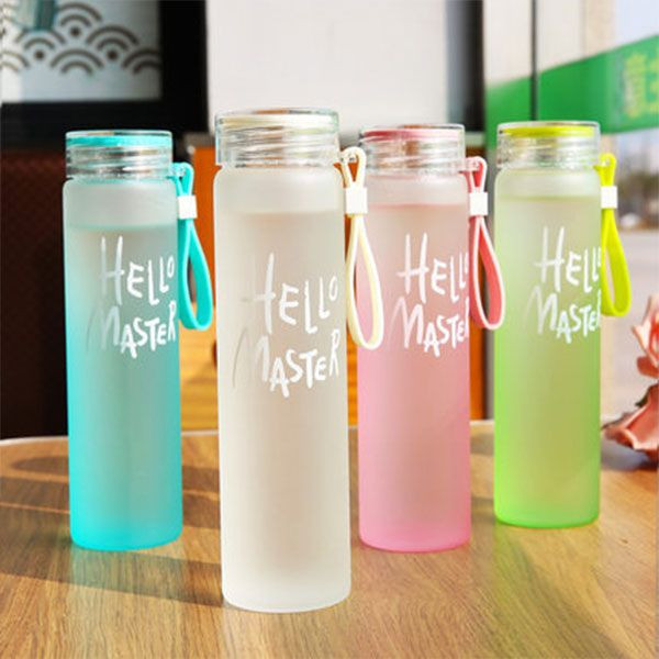 Hello Master Glass Drinking water Bottle 480ml