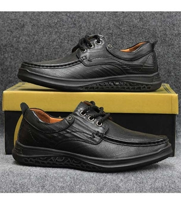 Men's Genuine Leather Casual Shoe MC34BK