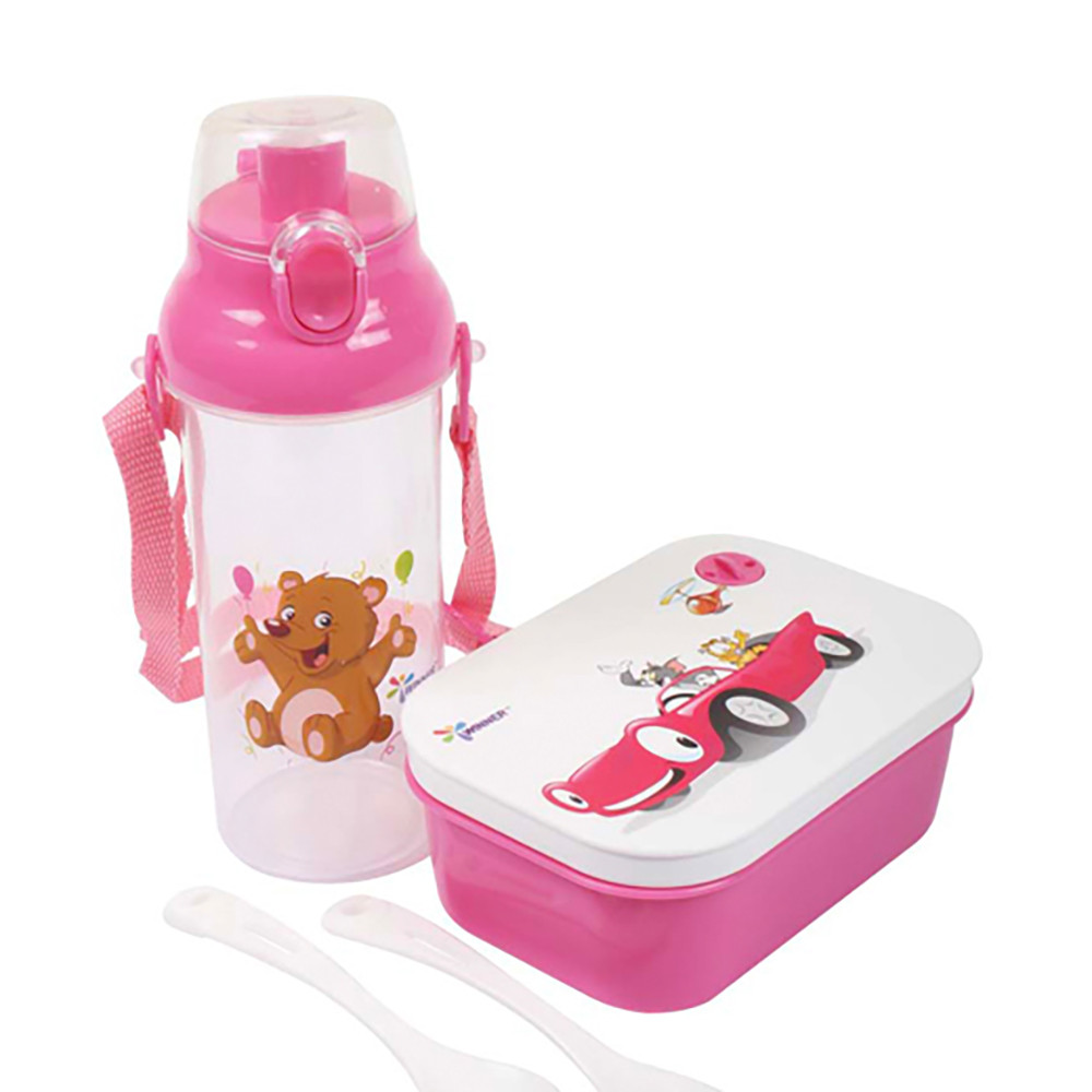 Baby Tiffin Box With Baby Water Bottle - Combo Pack