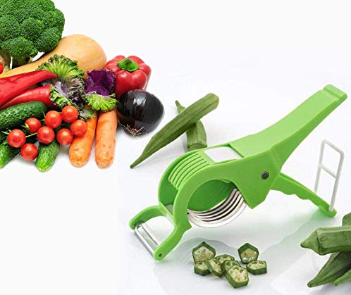 2 in 1 Vegetable Fruit Multi Cutter Peeler With 5 Blade