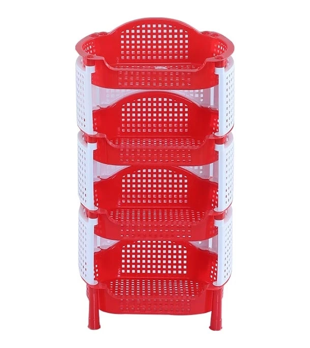 Style Fence Rack 4 Step (Big) - Red & White Brand: RFL Rack