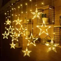 Big Shape Star Fairy Lights For Home Decoration