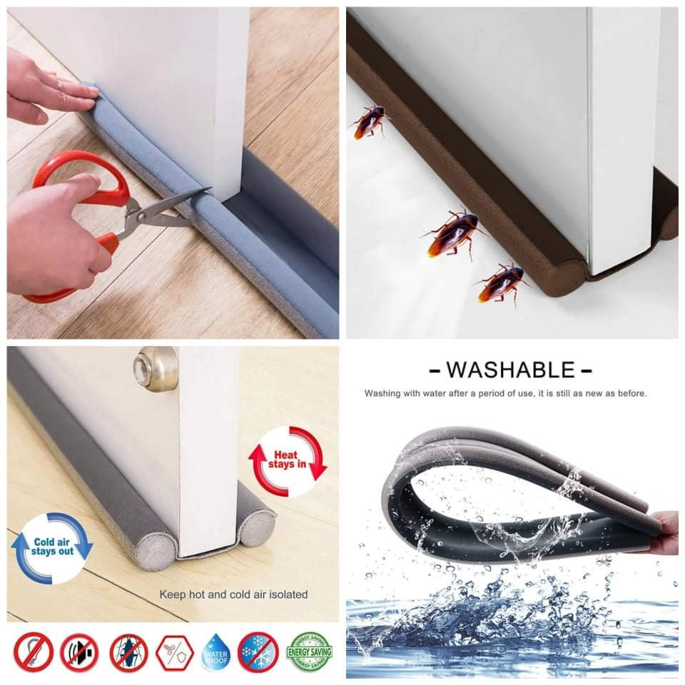 Flexible Door Bottom Sealing Strip Guard Wind Dust Blocker Sealer Stopper