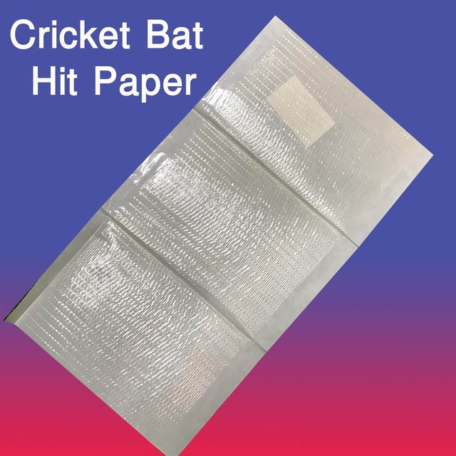 Durable Cricket Bat Hit Paper- Transperant