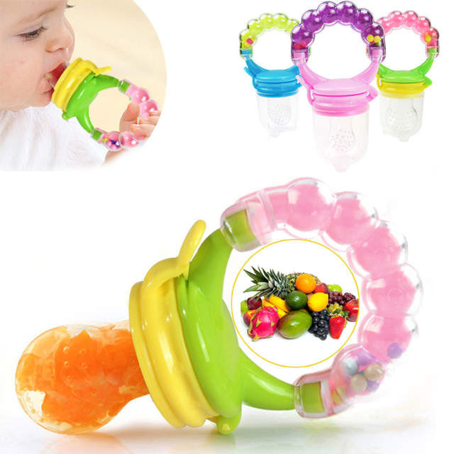 New Baby Food Feeder Soother Teether for Eating Fresh Fruit Vegetables Meat