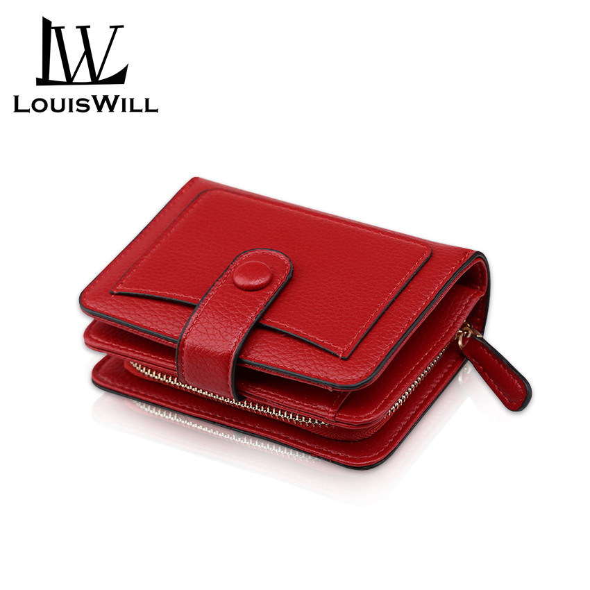 LouisWill Women's Wallet Simple Fashion Purse Large Capacity Money Bag Multifunctional Clutch Wallet PU Leather Card Wallet For Women Hasp Zipper