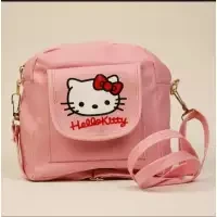 Bronze Hello Kitty Small Backpack for girls/Side bag for women/Mini Backpack/Mini Side Bag/Small Backpack/Small Side Bag/Backpack & sidebag