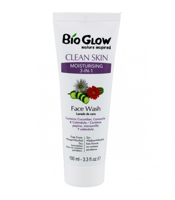 Bio Glow 3in1 Lavado de care Face wash cleanser