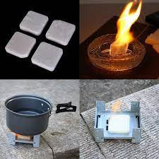 Solid Wax Hexamine Block | Hexamine Solid Fuel Tablets | Fuel for foldable stove - 4 pcs