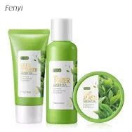 Fenyi Green (Tea Mud Mask/Face Wash/Toner) Skin Care Set 3pcs