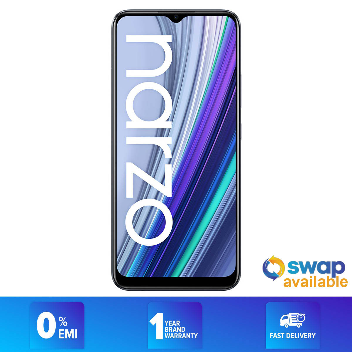 realme narzo 30A - Black