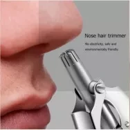 HEGRUS Nose Hair Trimmers Personal Care Nasal Hair Groomers Ear Hair Razor Manual Cutter Nasal Shaver For Man Convenient Mini Portable Nose Hair Clipper Washable