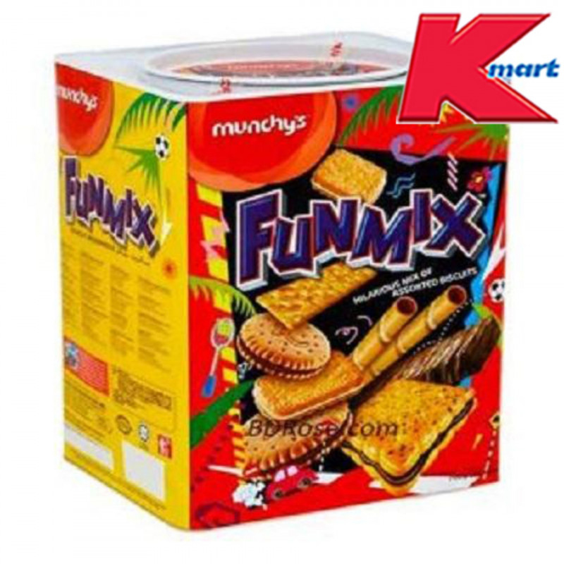 Munchy’S Funmix Biscuit (Tin)- 700Gm- Malaysia