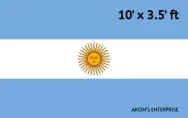 Argentina National Flag 10'x3.5' ft