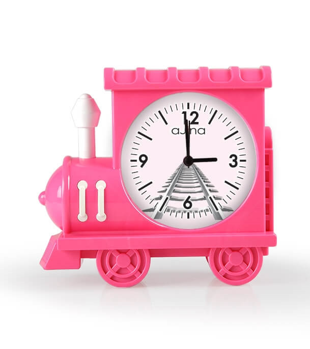 Train Clock Pink Brand: Ajina