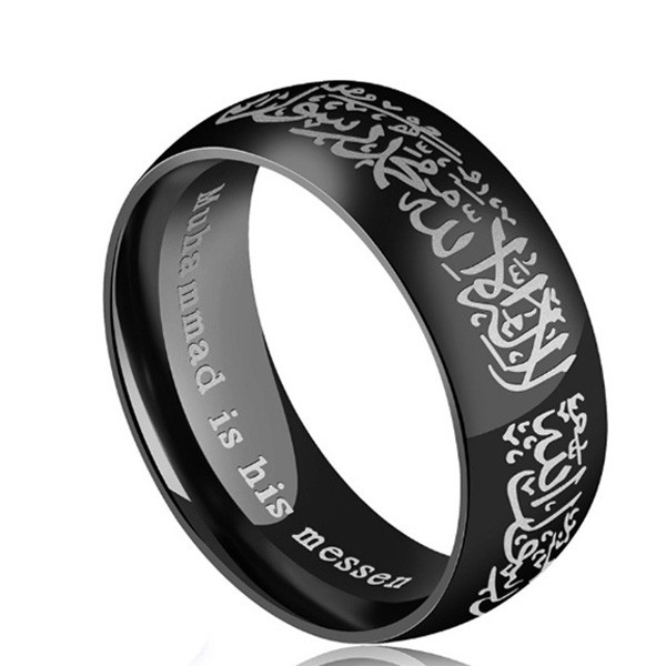 Metal Finger Ring for Men - Black