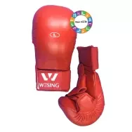 Karate Gloves - Wesing - Red - cloth