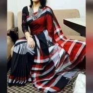 design Multicolor satkahon saree for women with tangail saree