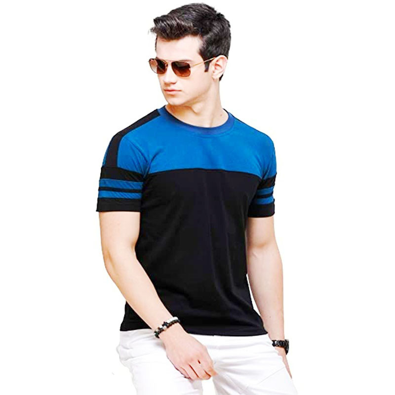 New 2022 Half Sleeve Cotton Casual Round Neck T-Shirt For Men