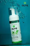 OLIVE MATCHA MORINGA FOAMING FACE CLEANSER