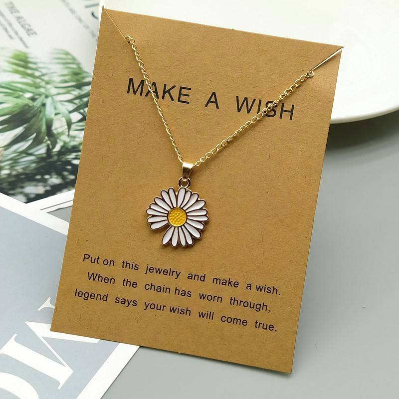 Cute on sale flower necklaces