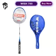 Wish-780 Badminton Racket - Blue/Orange/Red/Green