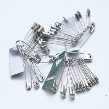 Safety Pin 3 Sizes White Color - 36 PCS