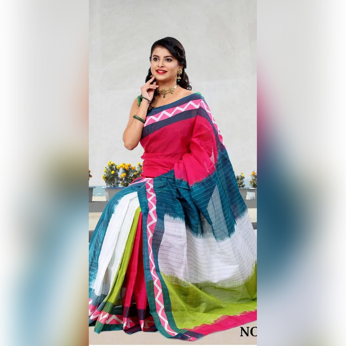 Tangail New Design Tater Gas Cotton Suti Saree for Women