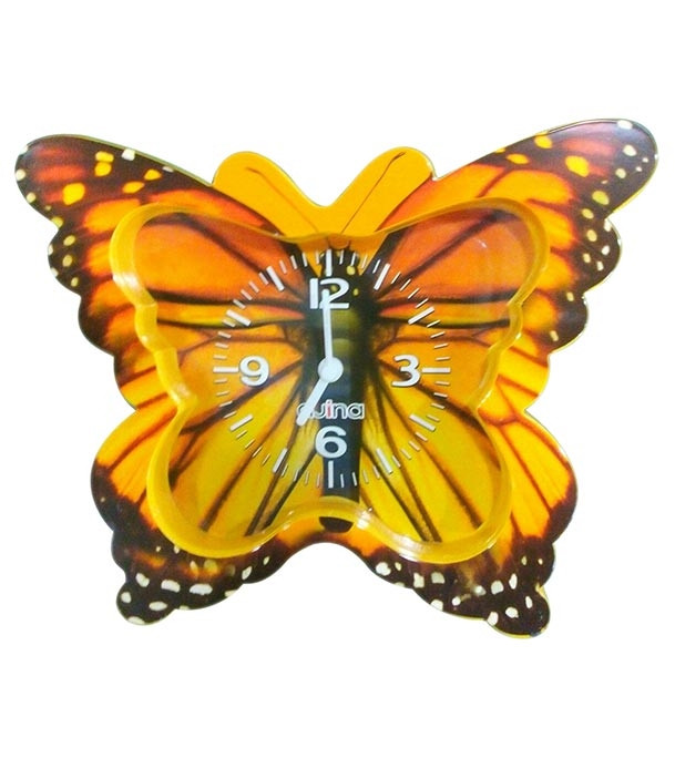 Butterfly Table Clock Yellow Brand: Ajina