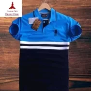 Solid Fashionable Polo Shirt For Men