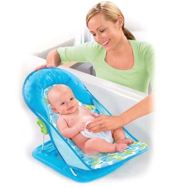 Summer Infant Washable Deluxe Baby Bather - Sky Blue