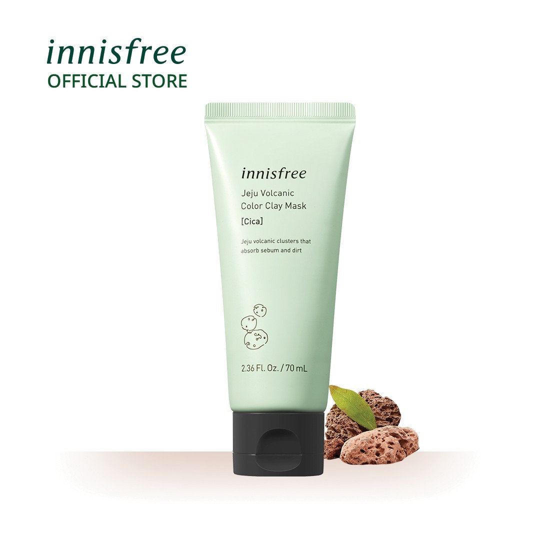 Innisfree Jeju Volcanic Color Clay Mask - Green Cica