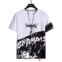 White & Black contrast T-shirt for men