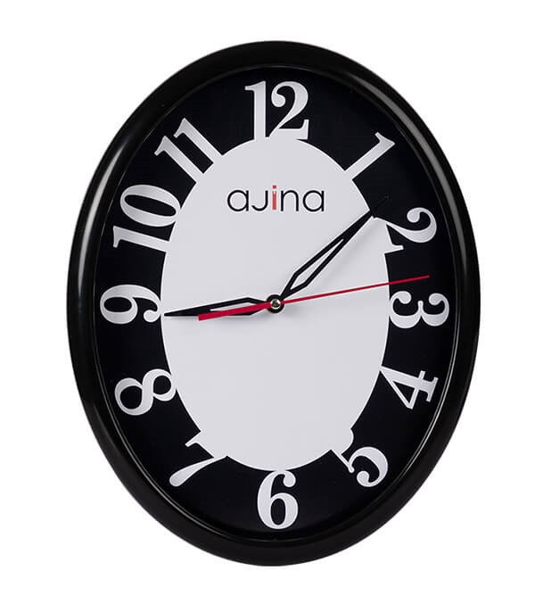 Ajina Tune Wall Clock Oval Brand: Ajina